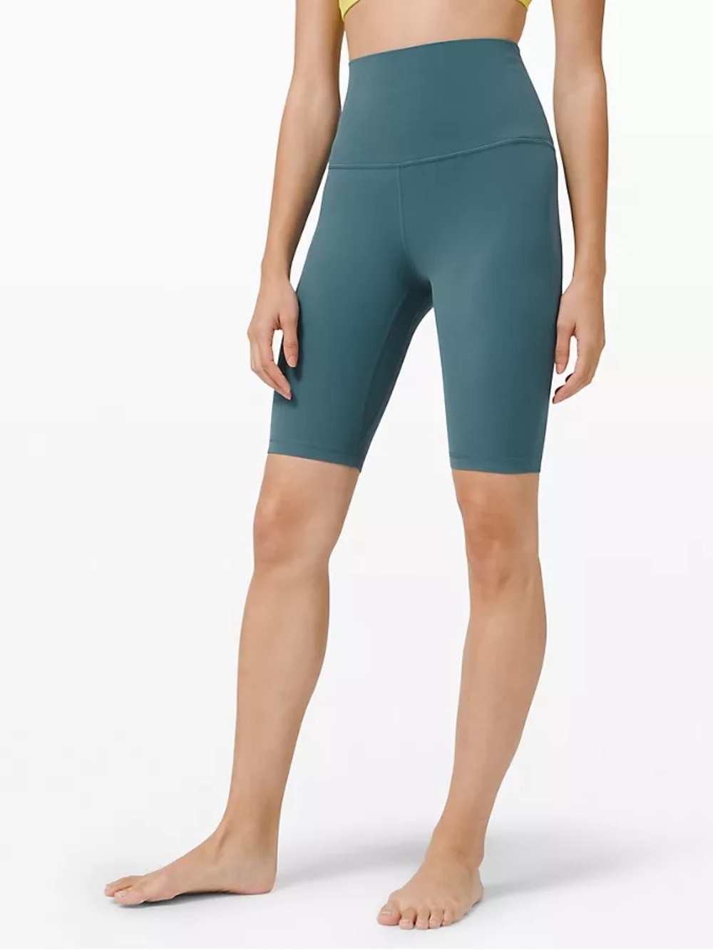 lululemon Align™ Super-High-Rise Short 10"
desert teal size 6